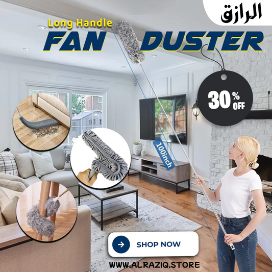 Long Handle Cleaning Fan Duster